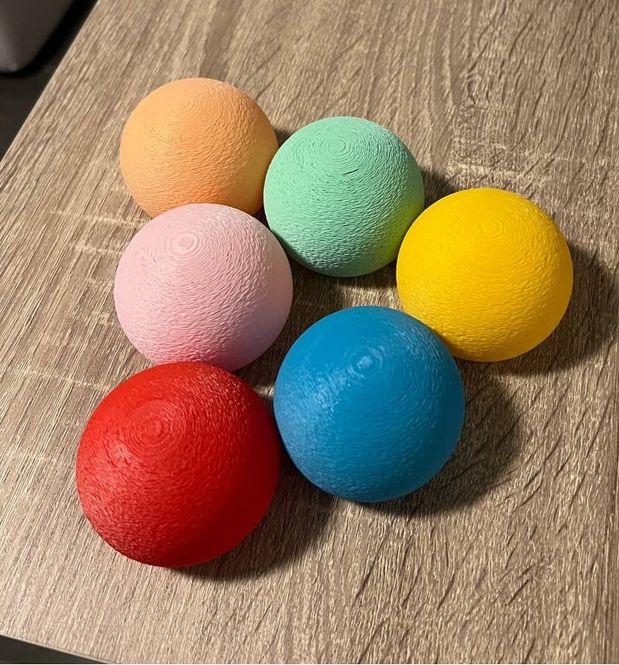 Hovedbilde Lysende bomuls baller 6pk